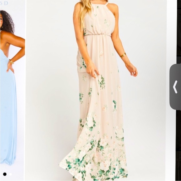 Show Me Your Mimi nude floral maxi - Picture 1 of 12